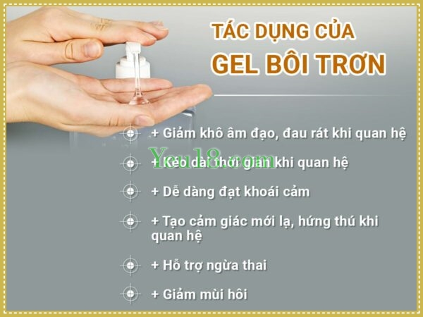 Gel bôi trơn với nhiều công dụng